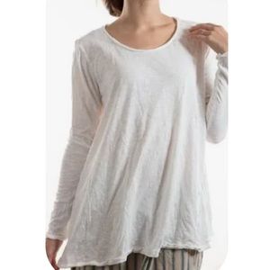 SOLD OUT Magnolia Pearl Dylan tee top long sleeve true white one size